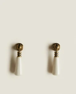 Door Knobs*ZARA Home Droplet Door Knob (Pack Of 2) White
