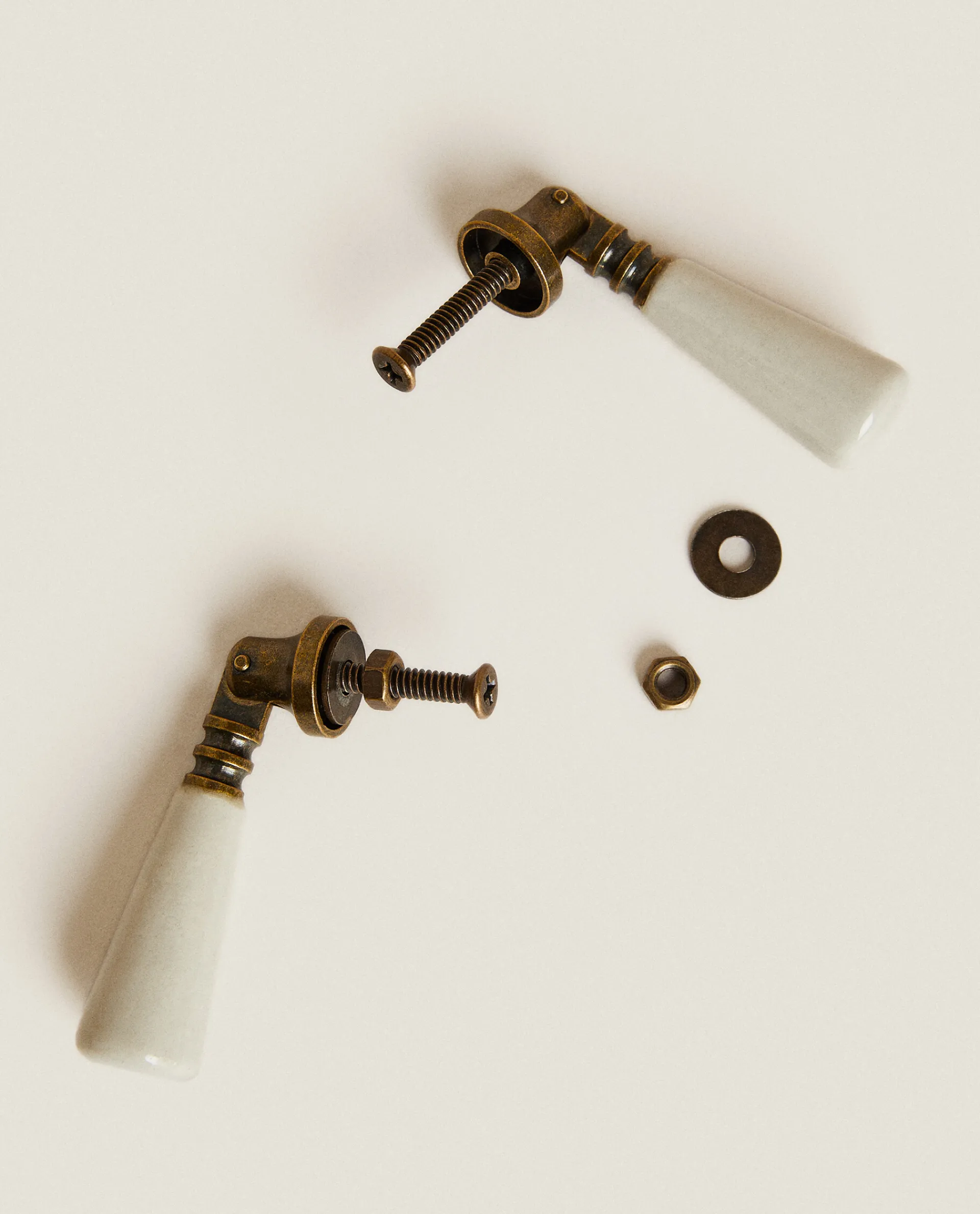 Door Knobs*ZARA Home Droplet Door Knob (Pack Of 2) White