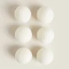 Laundry Care*ZARA Home Dryer Balls (Pack Of 6) White