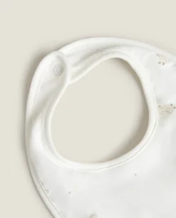Mealtime*ZARA Home Duck Muslin Bib White