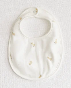 Mealtime*ZARA Home Duck Muslin Bib White