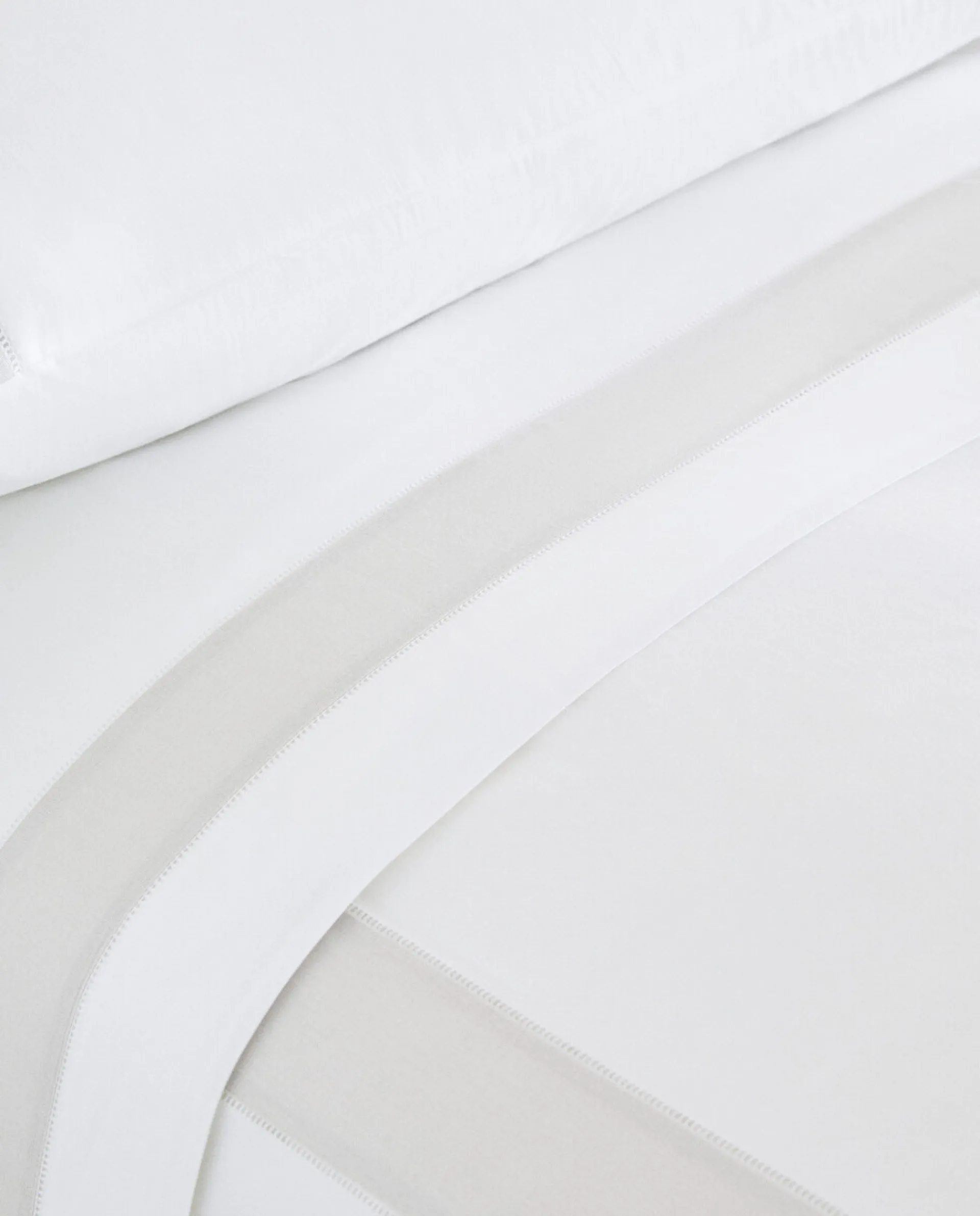 Duvet Covers*ZARA Home Duvet Cover With Linen Border White