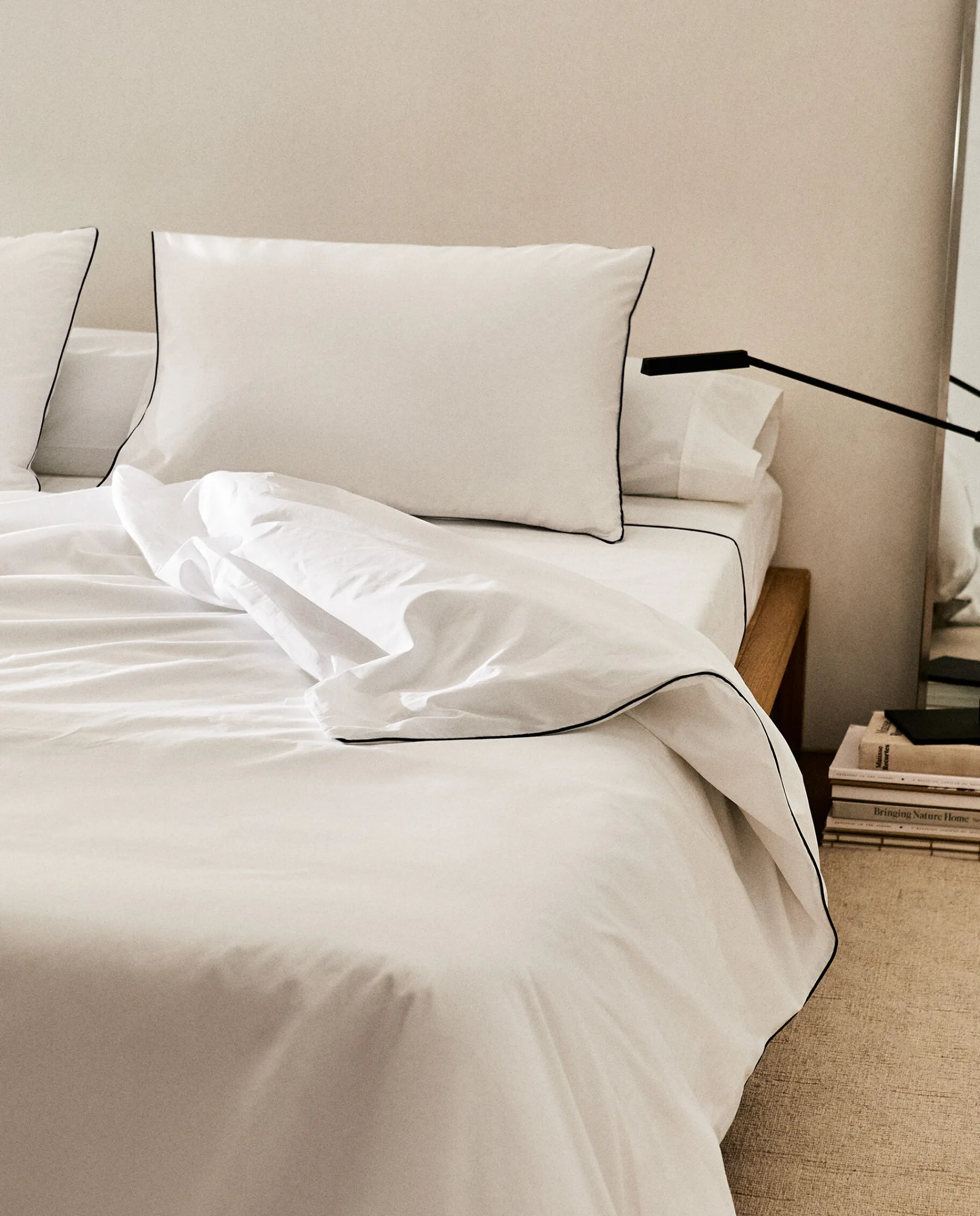 Duvet Covers*ZARA Home Duvet Cover With Piping Blue