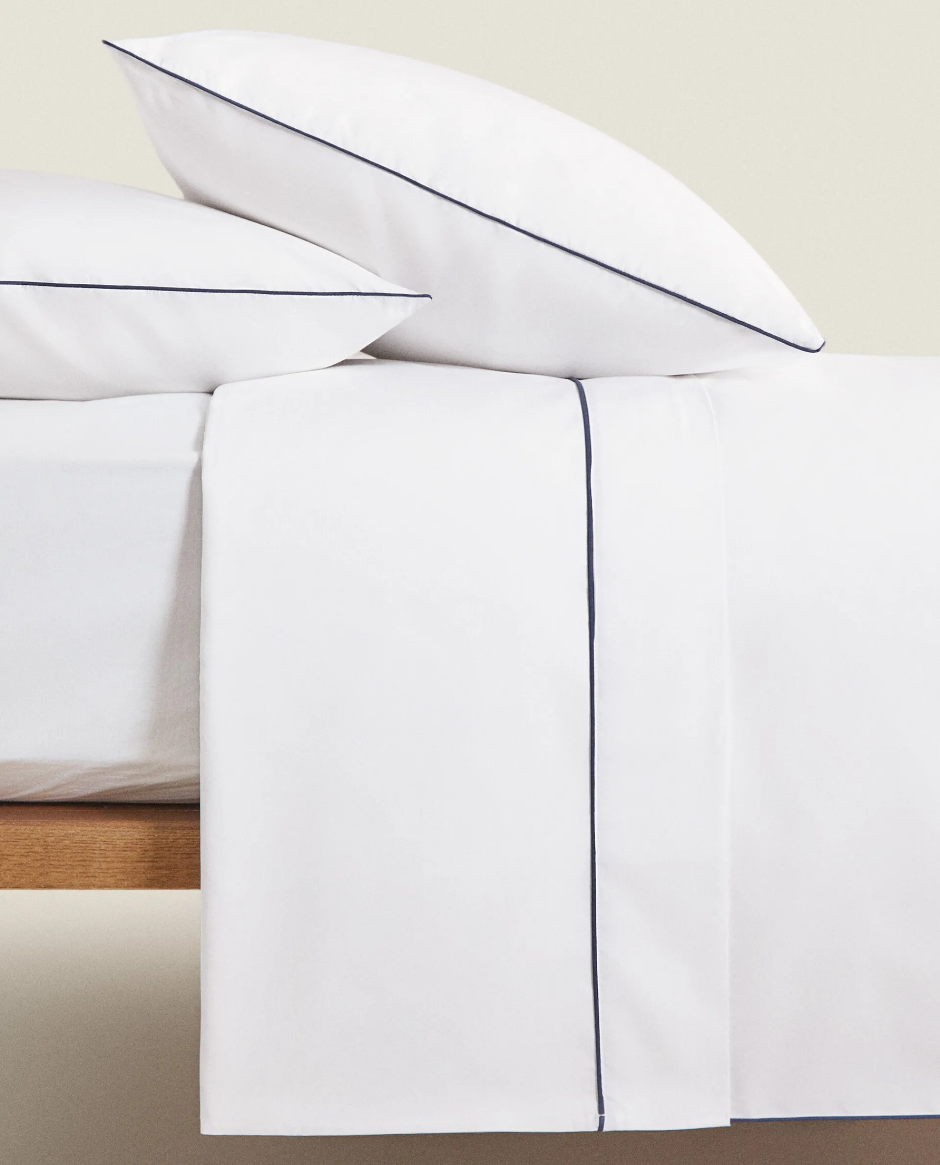 Duvet Covers*ZARA Home Duvet Cover With Piping Blue