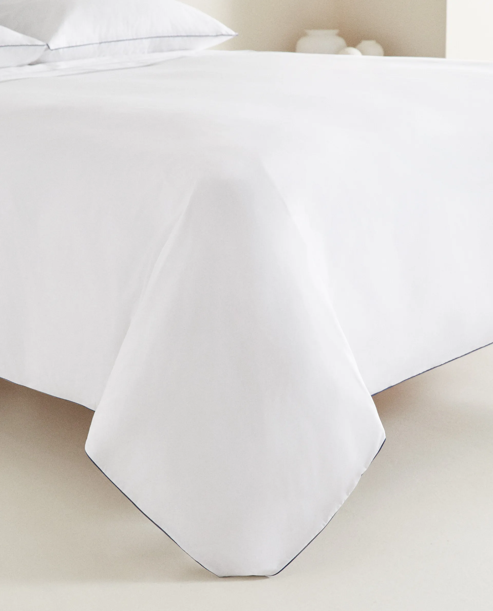 Duvet Covers*ZARA Home Duvet Cover With Piping Blue