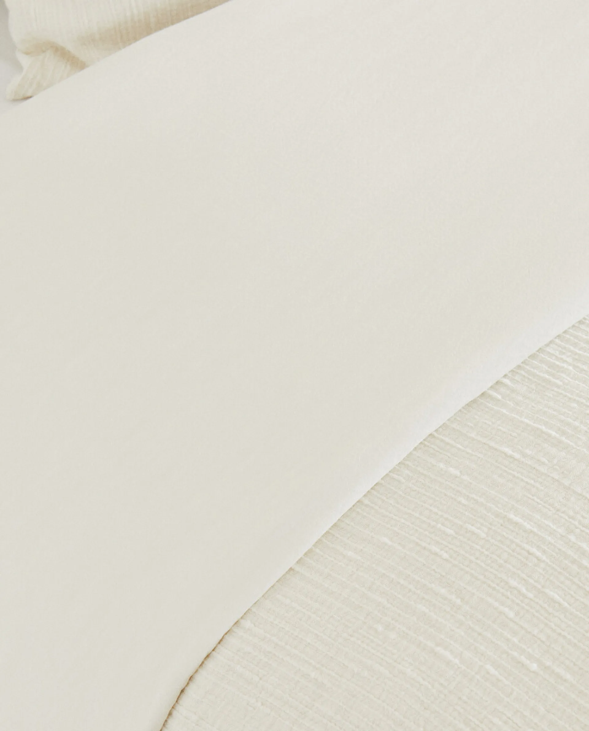 Duvet Covers*ZARA Home Duvet Cover With Raised Bedspread Effect Cream