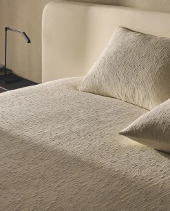 Duvet Covers*ZARA Home Duvet Cover With Raised Bedspread Effect Cream