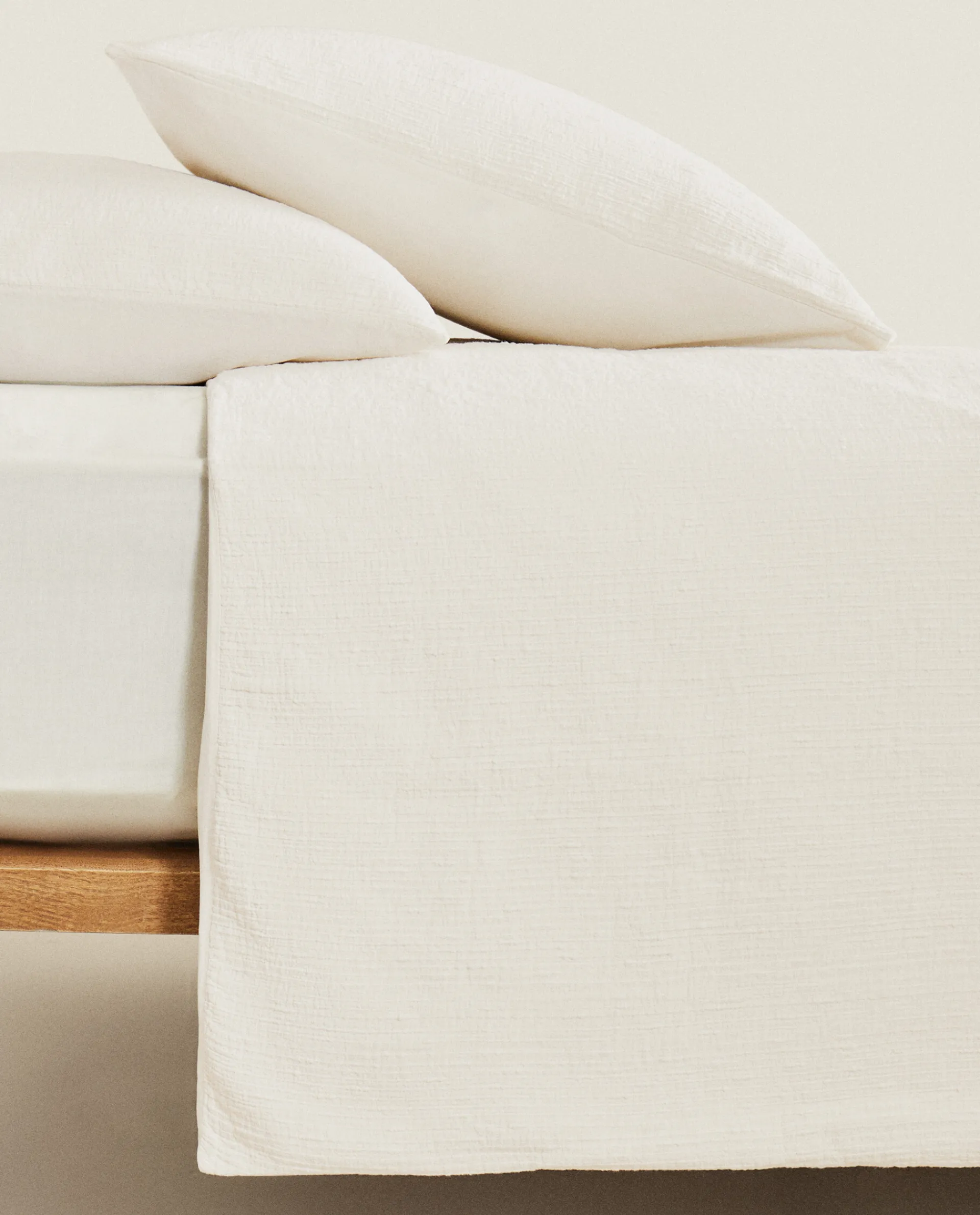 Duvet Covers*ZARA Home Duvet Cover With Raised Bedspread Effect Cream