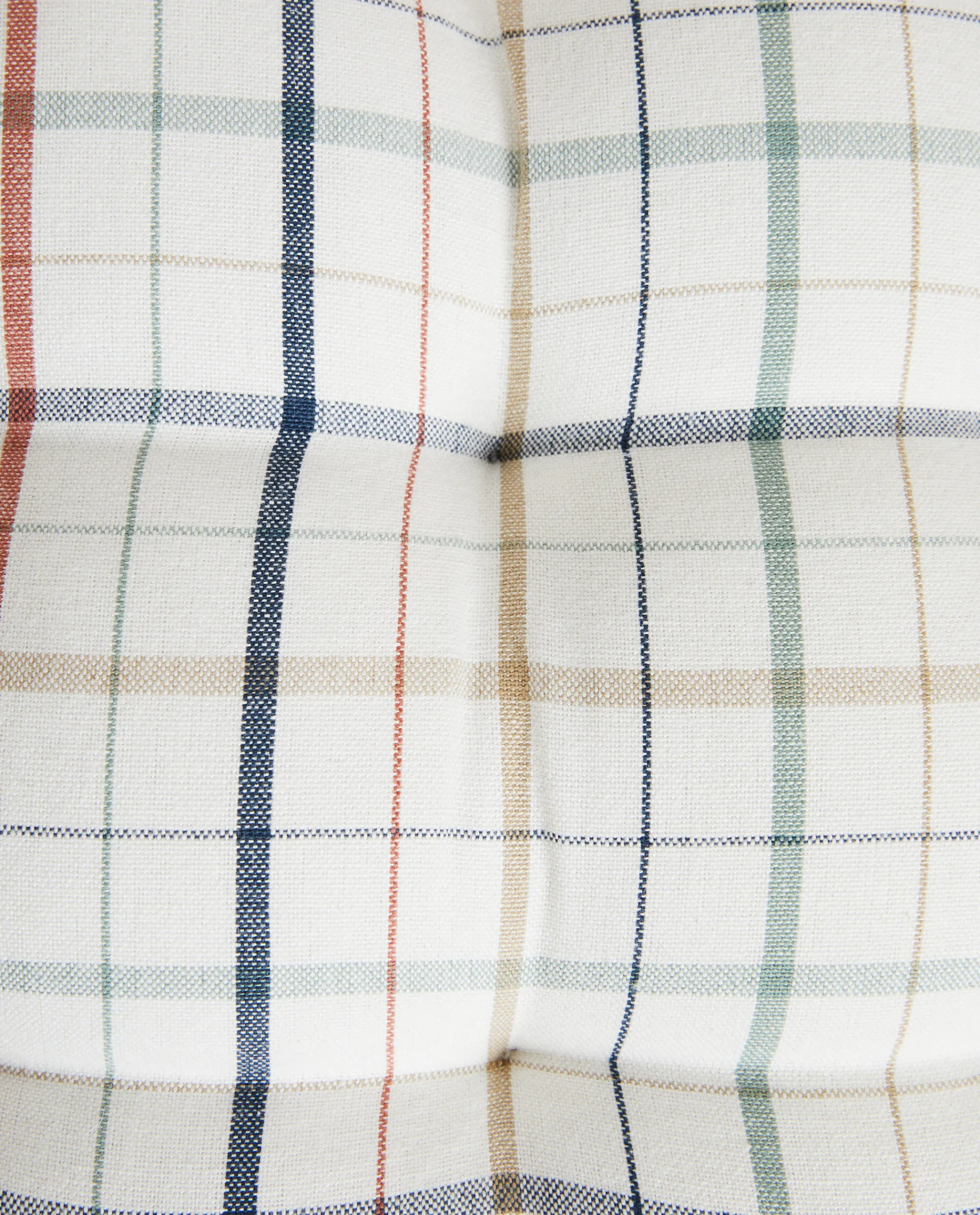 Chairs & Cushions*ZARA Home Dyed Thread Check Cushion Green