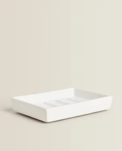 Soap Dishes*ZARA Home Earthenware Soap Dish White