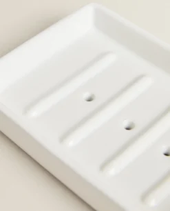 Soap Dishes*ZARA Home Earthenware Soap Dish White