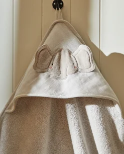 Bathroom*ZARA Home Elephant Cotton Terrycloth Cape Grey