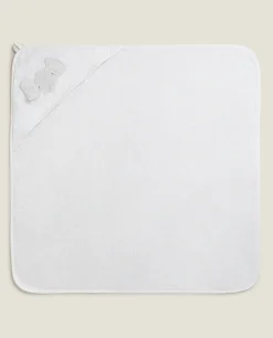 Bathroom*ZARA Home Elephant Cotton Terrycloth Cape Grey