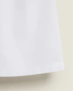 Nightdresses*ZARA Home Embroidered Cotton Nightgown White