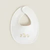 Mealtime*ZARA Home Embroidered Duck Bib White