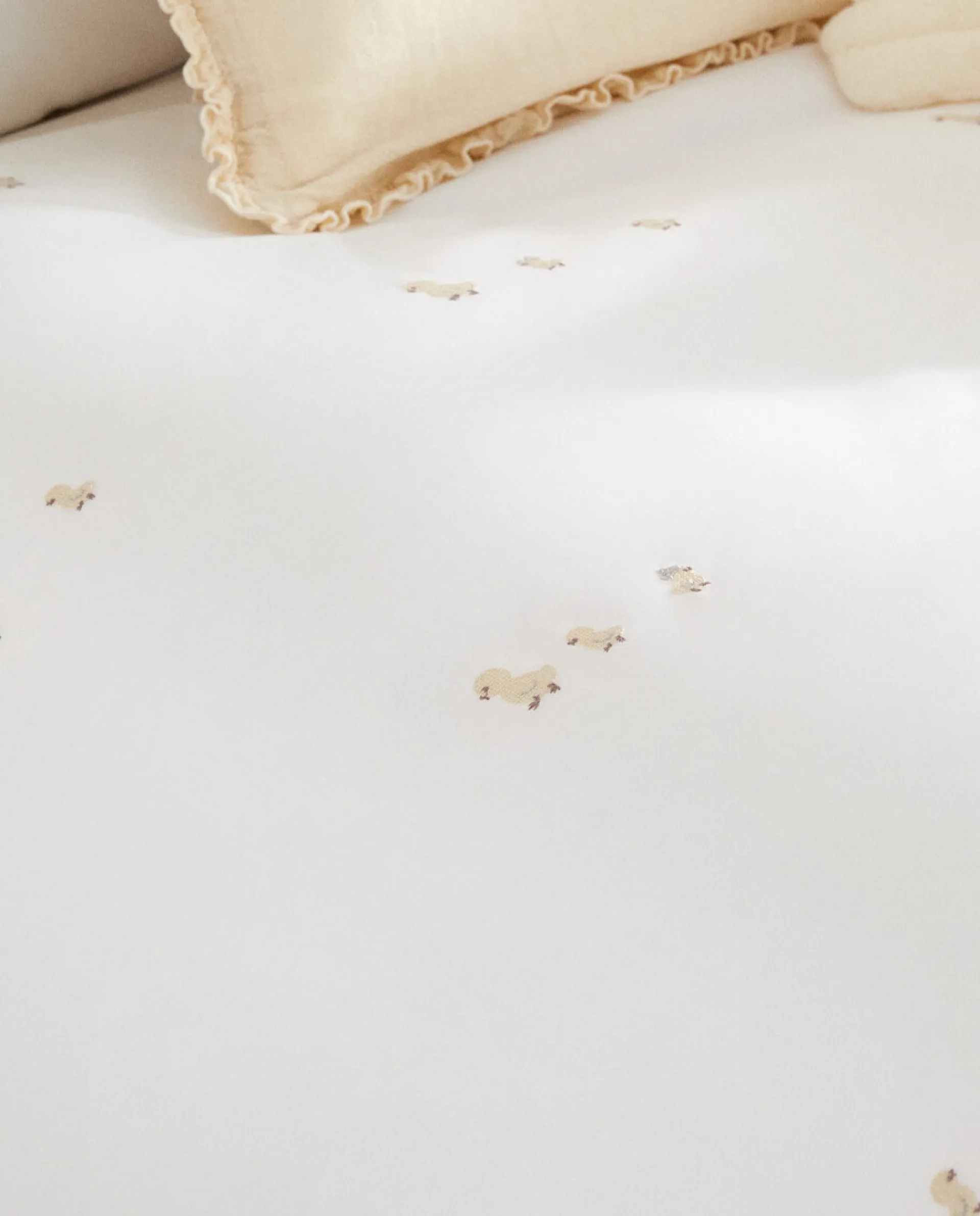 Duvet Covers*ZARA Home Embroidered Duvet Cover Yellow