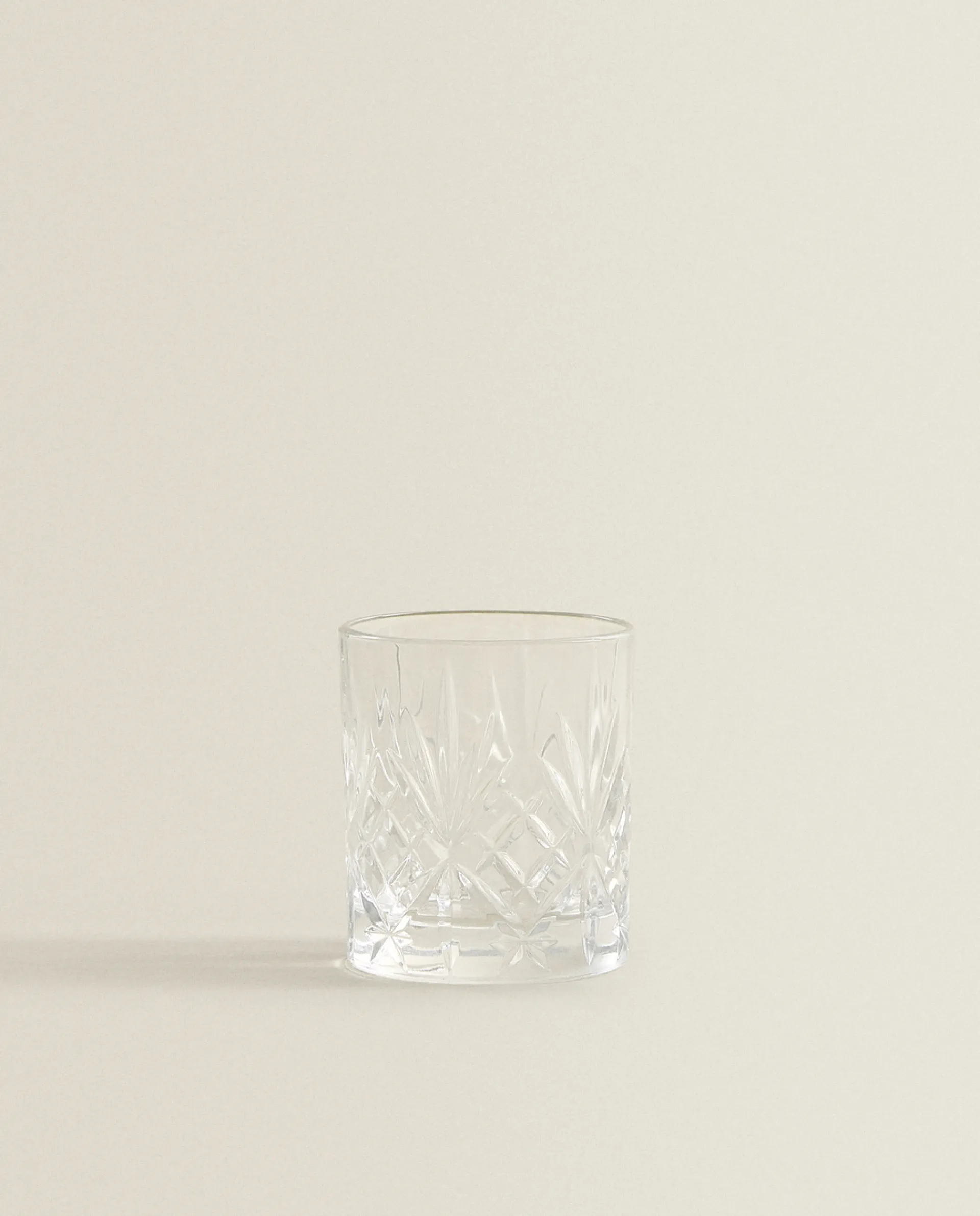 Tumblers*ZARA Home Engraved Crystalline Shot Glass Transparent