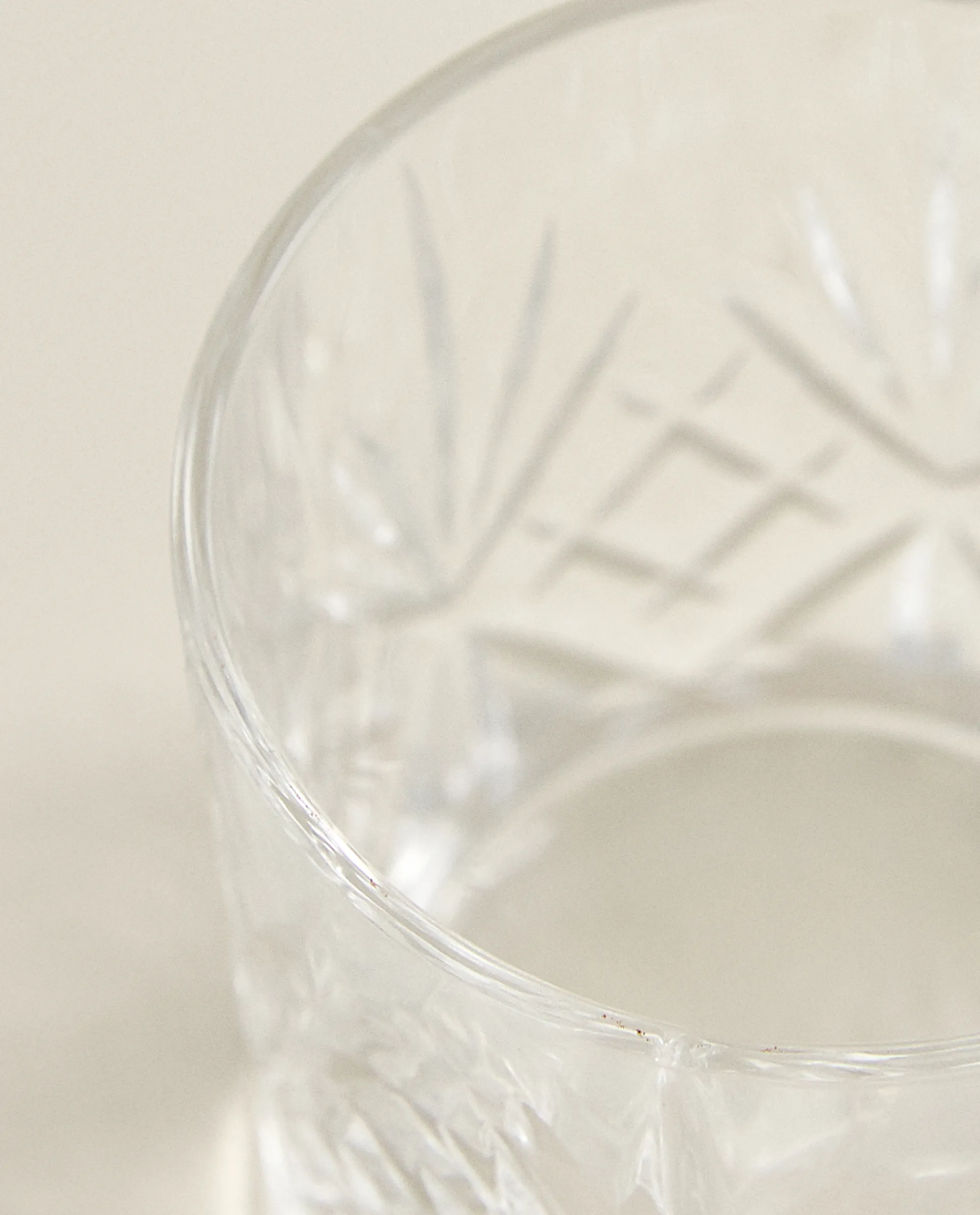 Tumblers*ZARA Home Engraved Crystalline Shot Glass Transparent