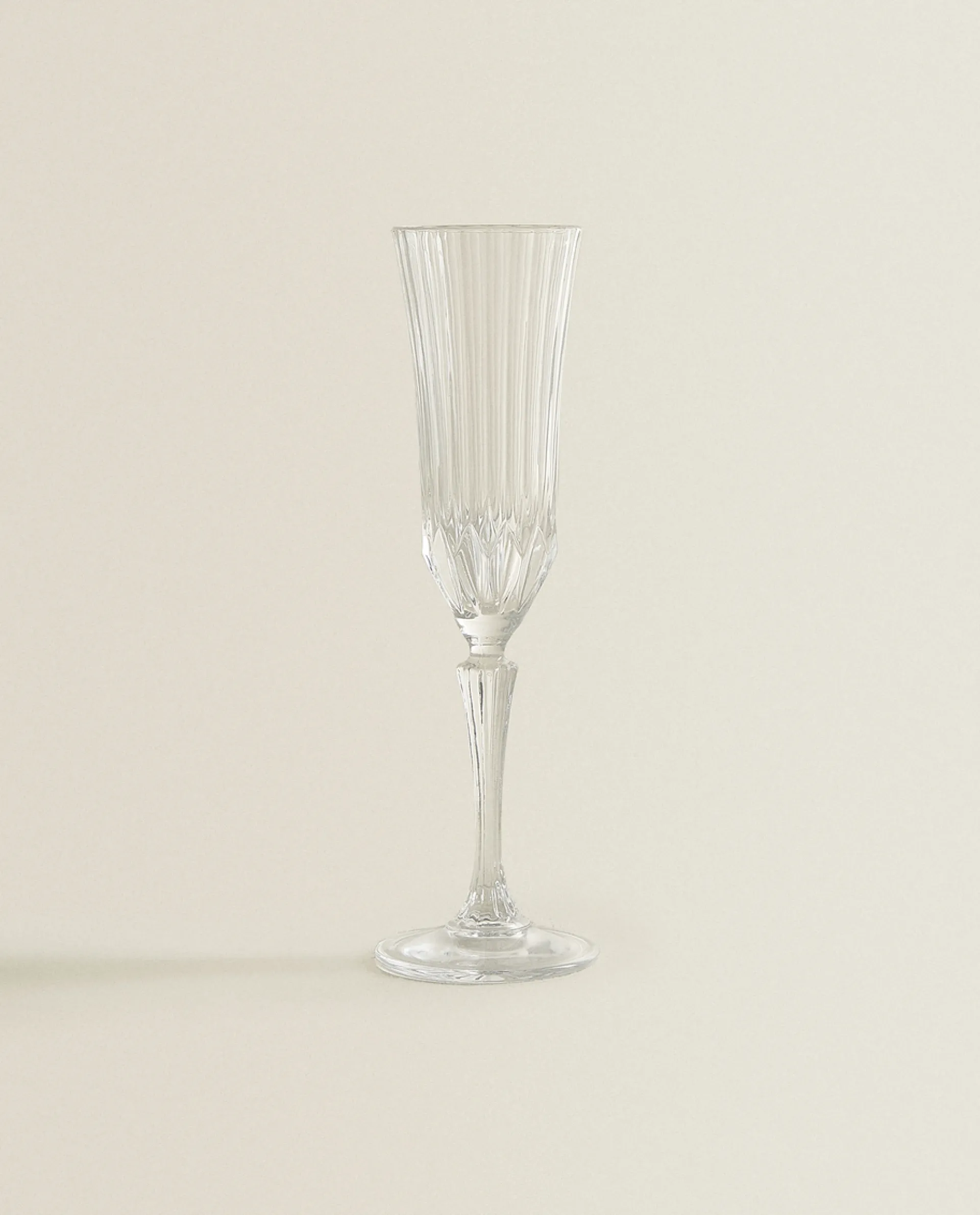 Glasses And Flutes*ZARA Home Engraved Crystalline Wine Glass Transparent