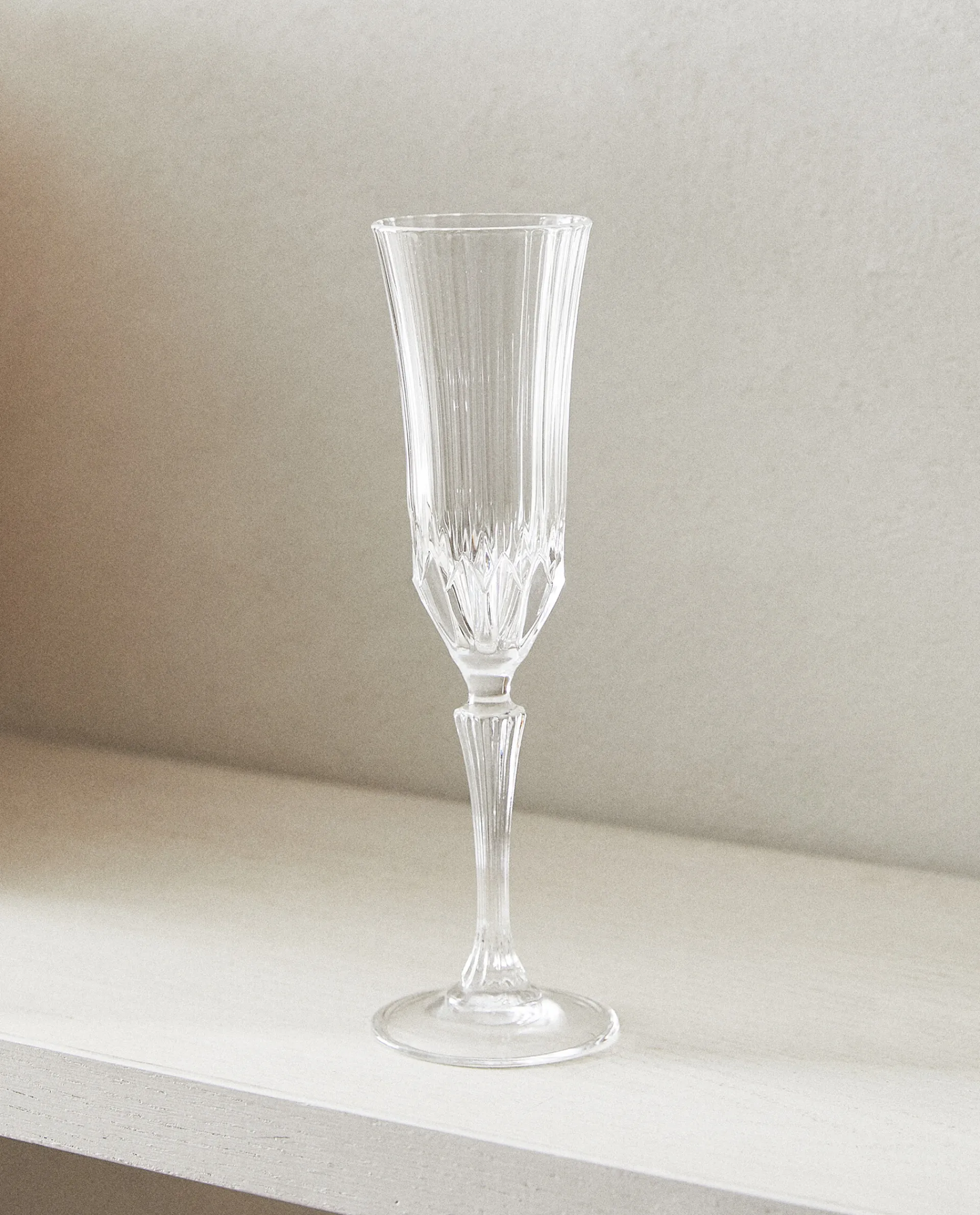 Glasses And Flutes*ZARA Home Engraved Crystalline Wine Glass Transparent