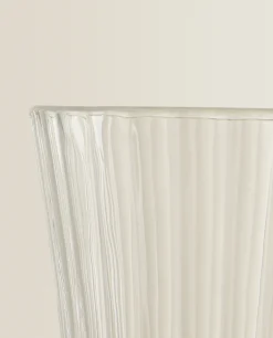 Glasses And Flutes*ZARA Home Engraved Crystalline Wine Glass Transparent