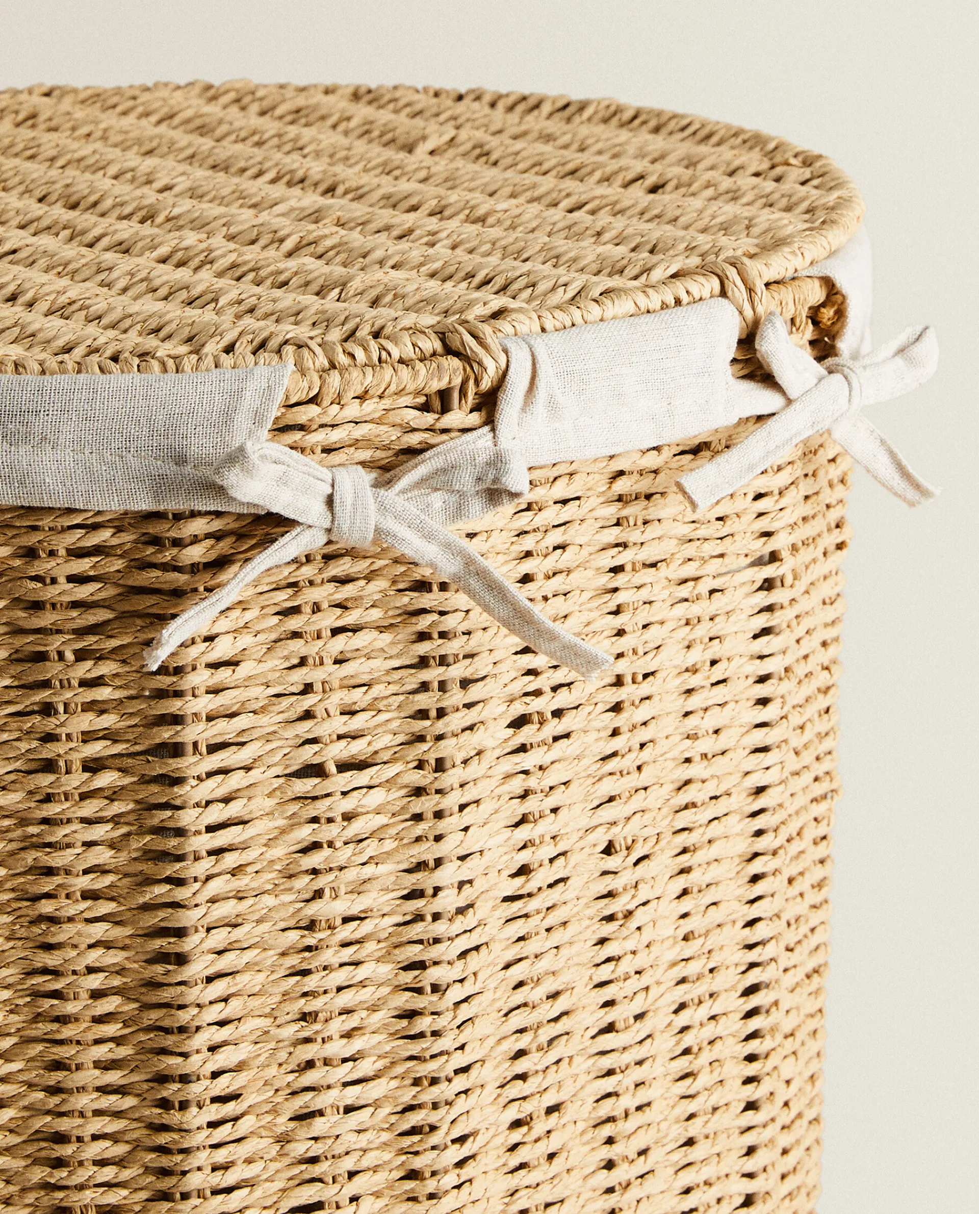 Laundry Care*ZARA Home Fabric-Lined Laundry Hamper Natural Colour