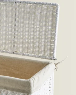Laundry Care*ZARA Home Fabric-Lined Laundry Hamper White