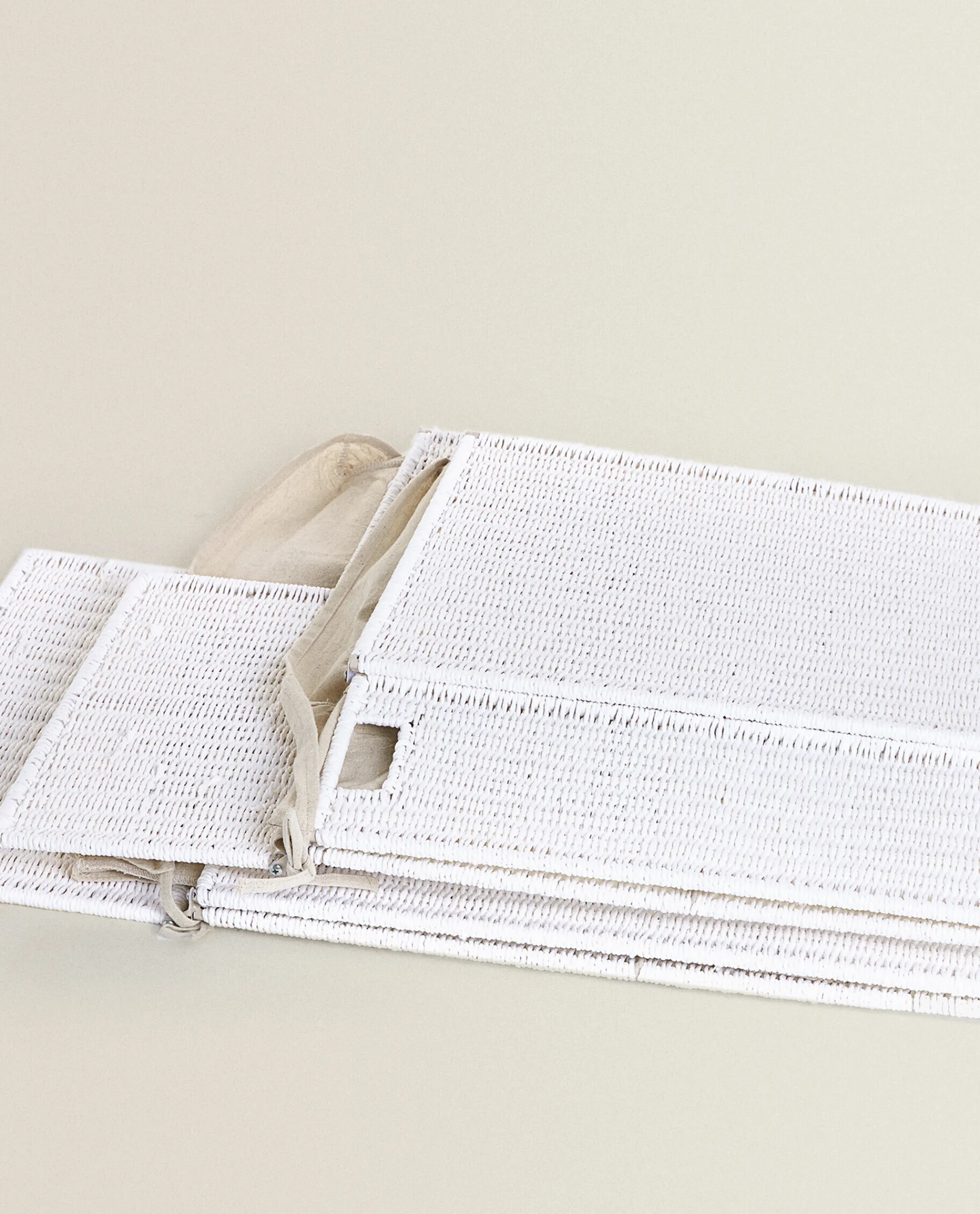 Laundry Care*ZARA Home Fabric-Lined Laundry Hamper White