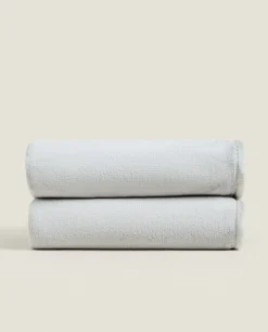 Blankets*ZARA Home Faux Fur Blanket Grey