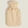 Accessories*ZARA Home Faux Shearling Water Bottle Beige