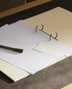 Stationery*ZARA Home Filing Folder Cream