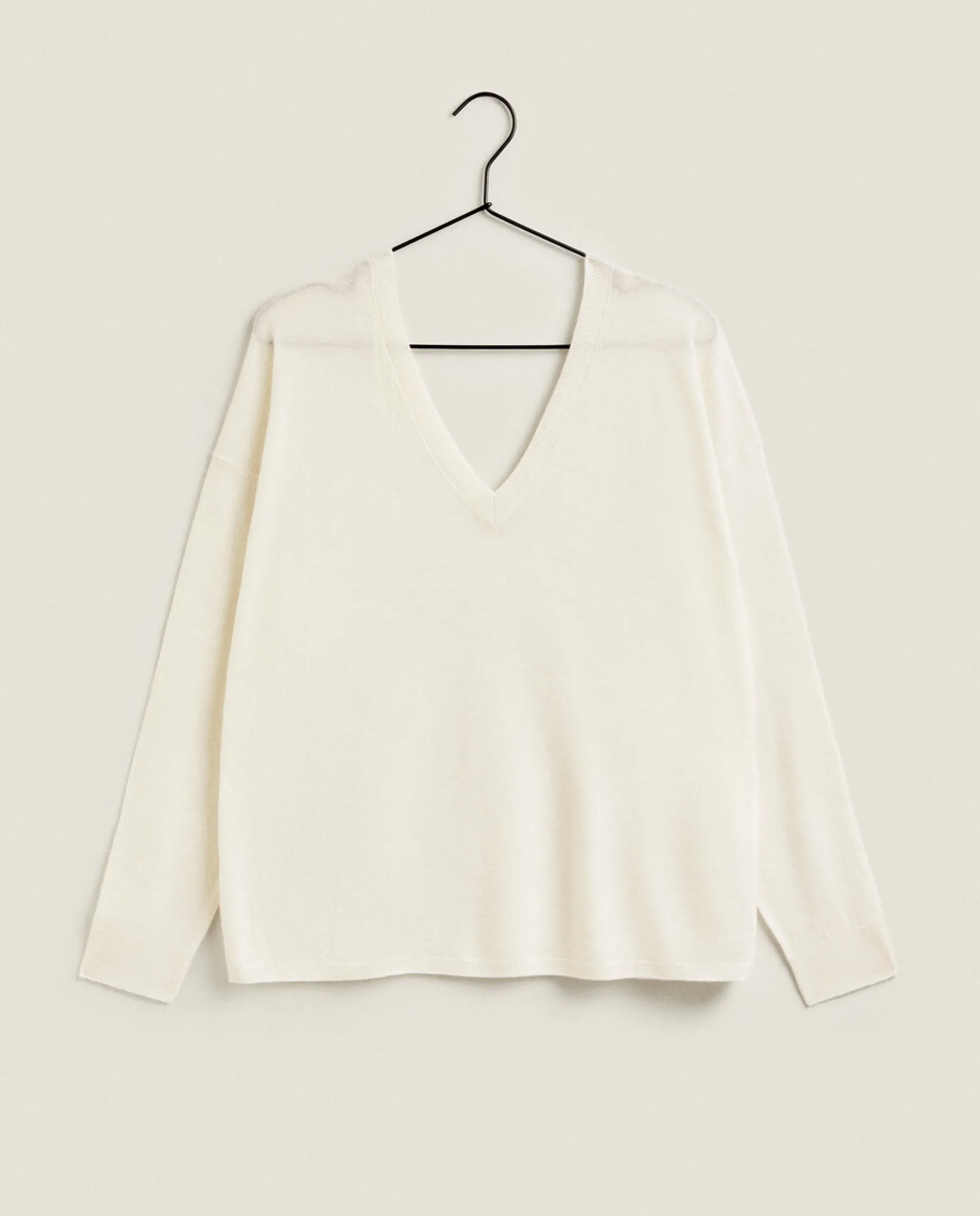 Cashmere*ZARA Home Fine Cashmere Sweater Cream
