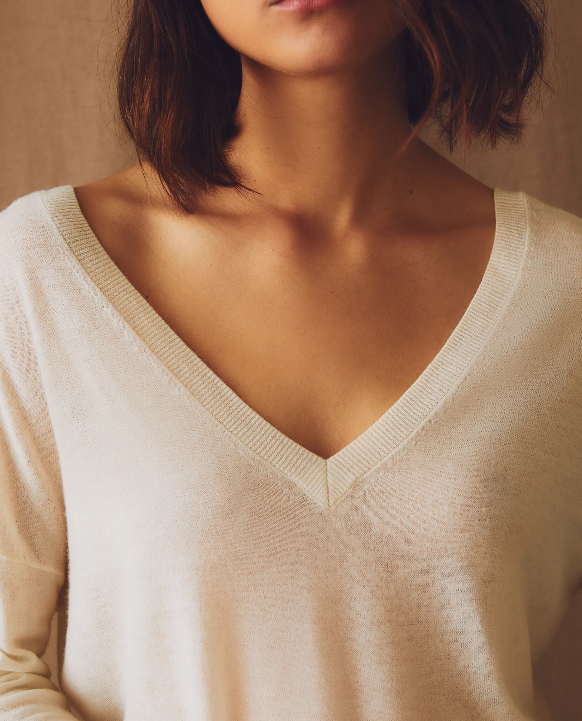 Cashmere*ZARA Home Fine Cashmere Sweater Cream