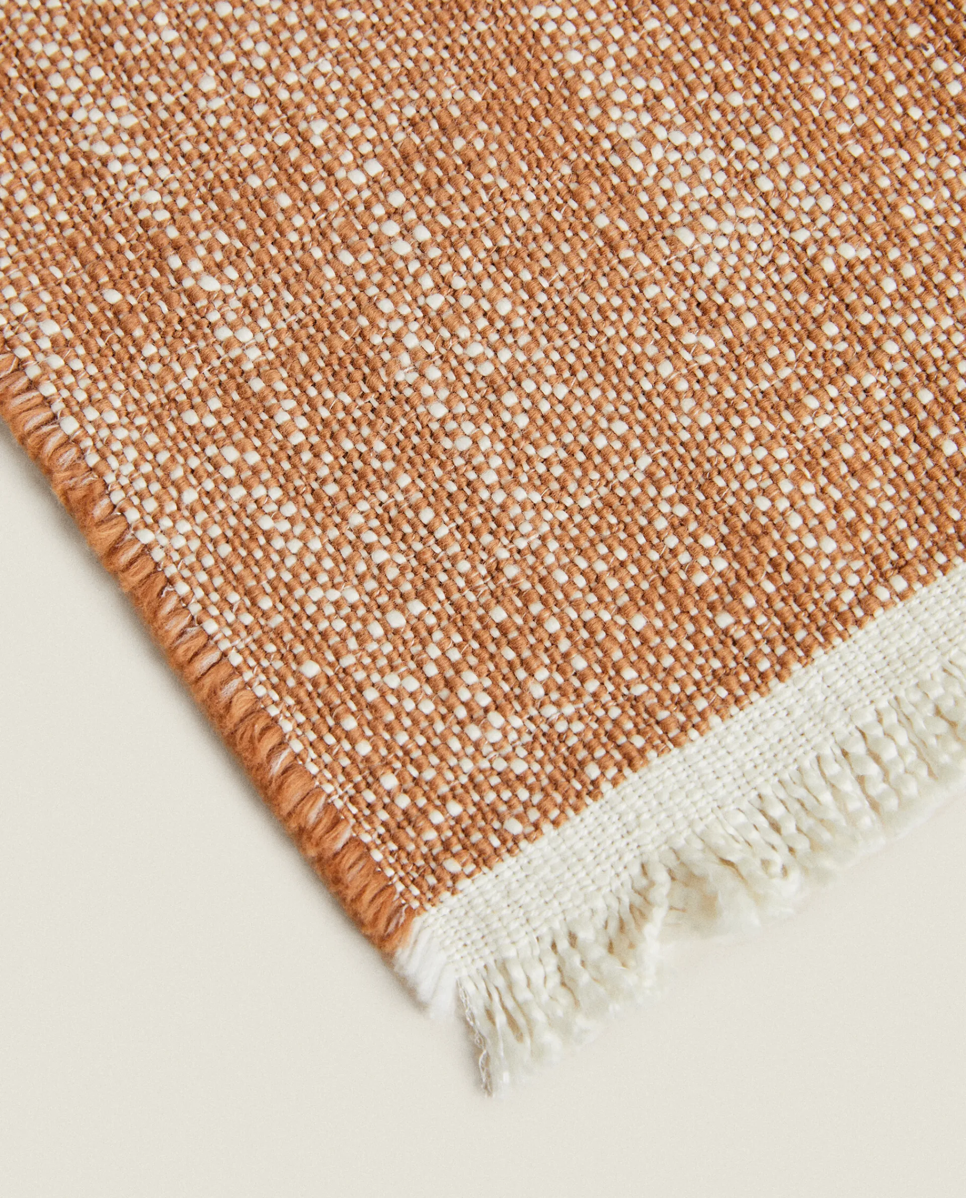 Blankets*ZARA Home Flecked Blanket Russet