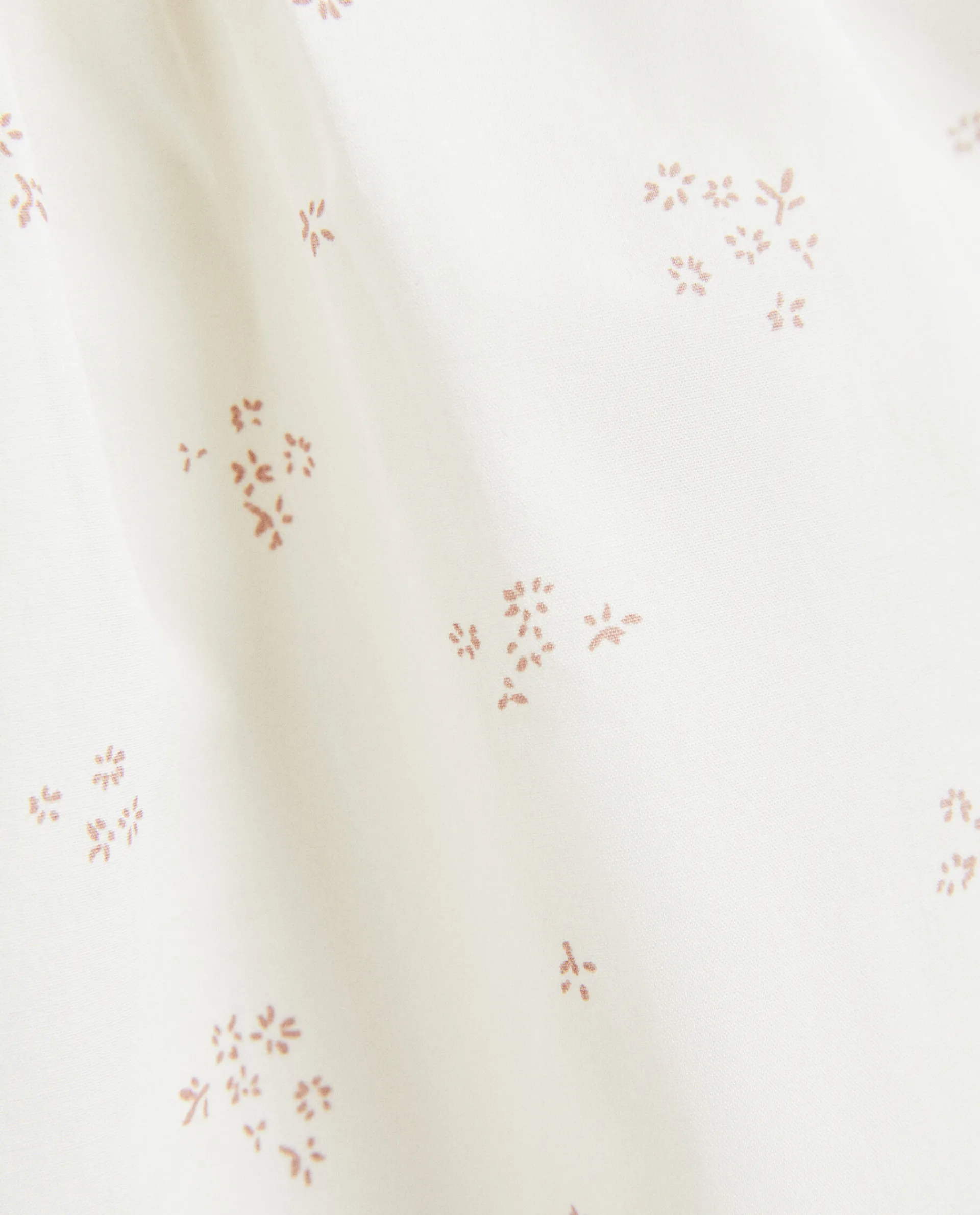 Clothing And Footwear*ZARA Home Floral Baby Shirt Oyster White