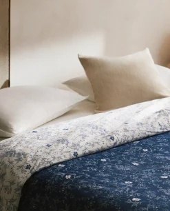 Duvet Covers*ZARA Home Floral Comforter Duvet Cover Blue