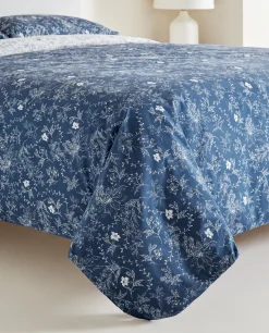 Duvet Covers*ZARA Home Floral Comforter Duvet Cover Blue