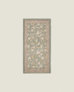 Decorative*ZARA Home Floral Print Block Rug Multicolored