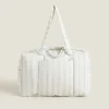 Diaper Bags*ZARA Home Floral Print Diaper Bag Oyster White