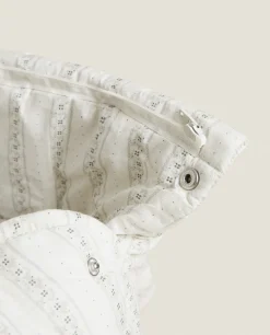 Diaper Bags*ZARA Home Floral Print Diaper Bag Oyster White