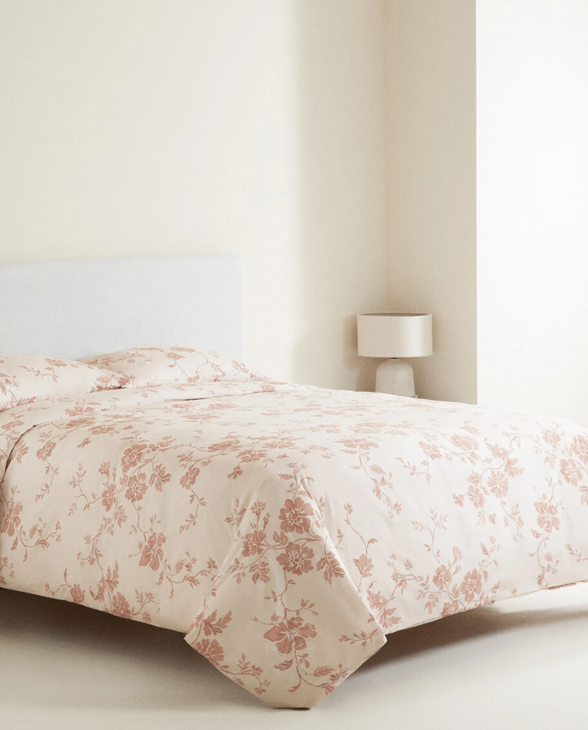 Duvet Covers*ZARA Home Floral Print Duvet Cover Pink