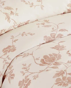 Duvet Covers*ZARA Home Floral Print Duvet Cover Pink