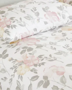 Duvet Covers*ZARA Home Floral Print Duvet Cover Pink