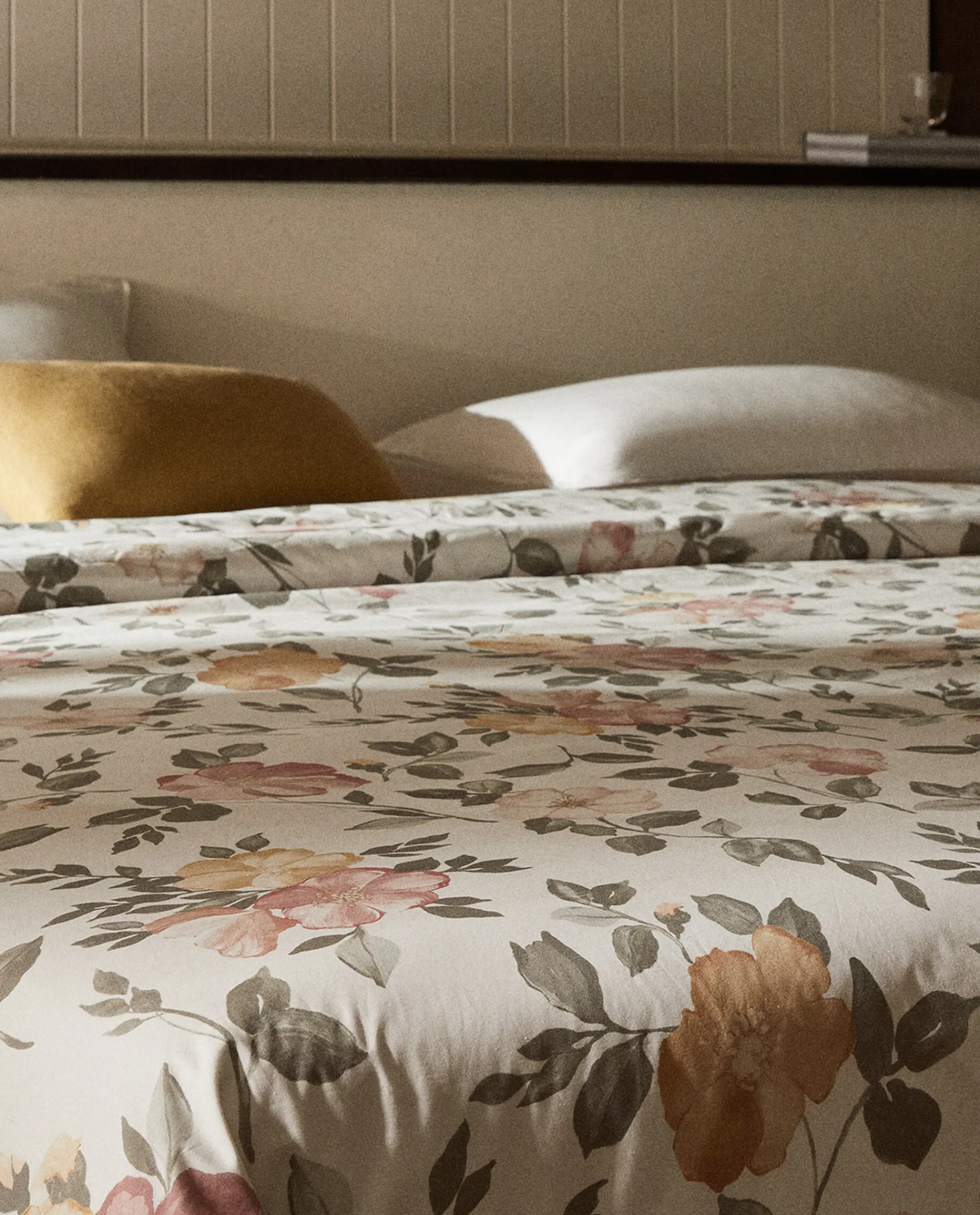 Duvet Covers*ZARA Home Floral Print Duvet Cover Pink