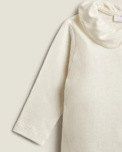 Clothing And Footwear*ZARA Home Footed Pajamas With Collar Cream