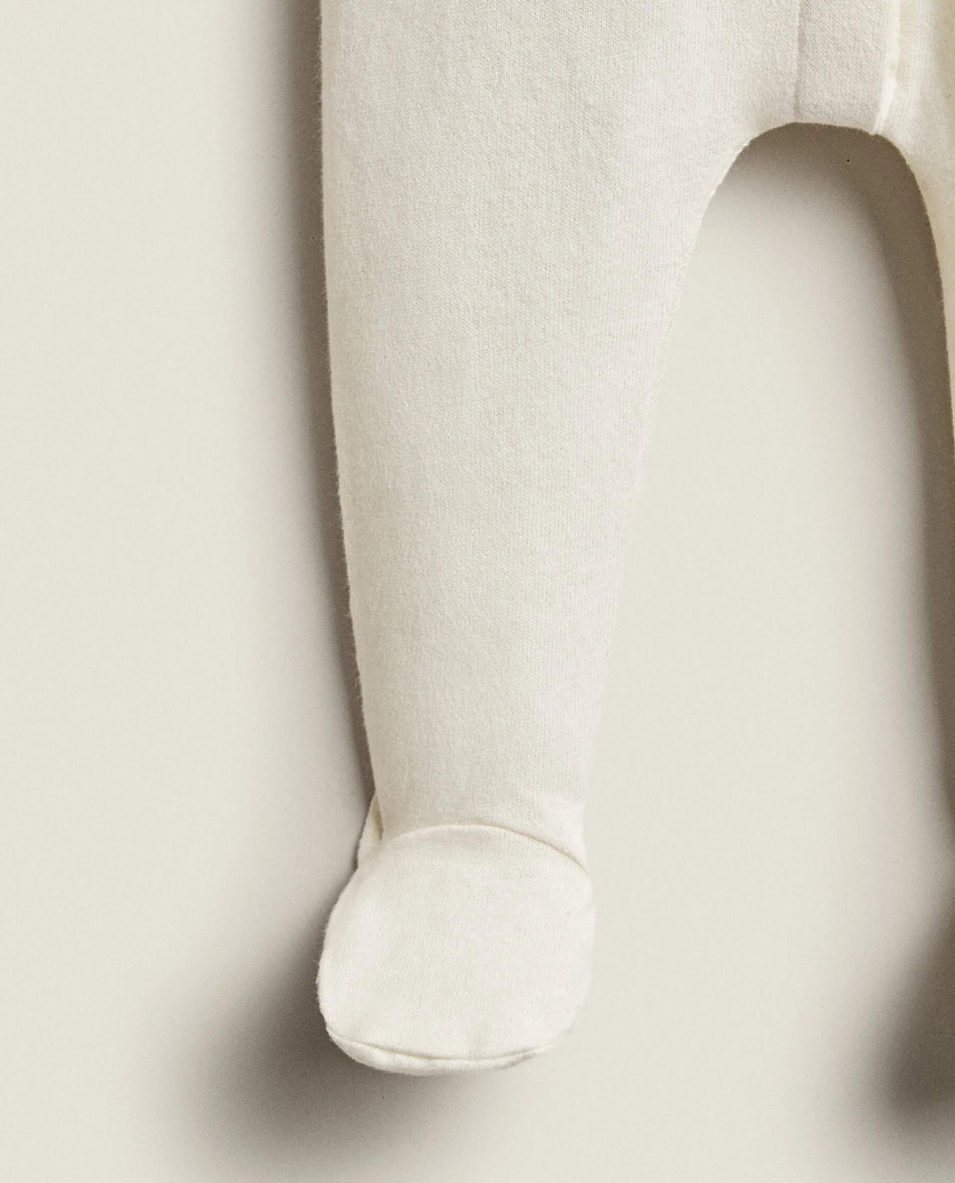 Clothing And Footwear*ZARA Home Footed Pajamas With Collar Cream