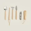 Garden*ZARA Home Garden Utensils (Set Of 6) Natural Colour