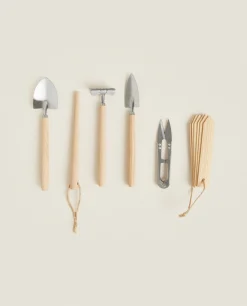 Garden*ZARA Home Garden Utensils (Set Of 6) Natural Colour