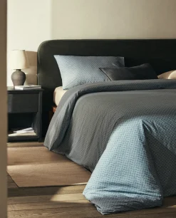 Duvet Covers*ZARA Home Geometric Print Duvet Cover Blue