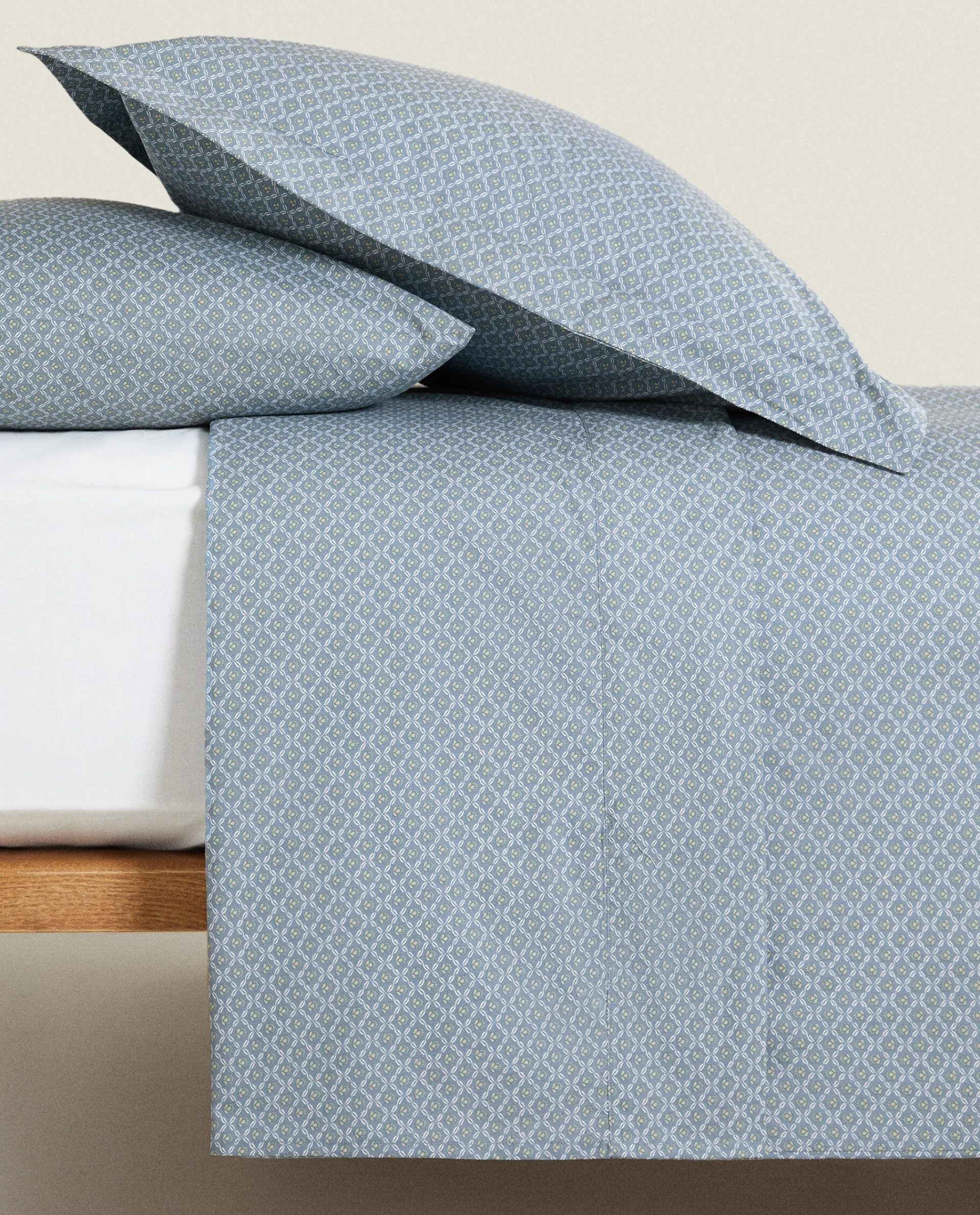 Duvet Covers*ZARA Home Geometric Print Duvet Cover Blue